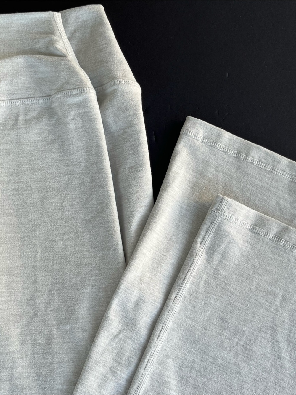 SET Active Light Heather Grey High-Rise Straight Leggings-Xl